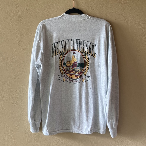 Fruit of the Loom Other - Vintage Miami Trail Brewing Co. Long Sleeve Top L